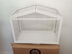 IKEA SOCKER White Terrarium Small Greenhouse 45 x 35 x 22cm in Sandown