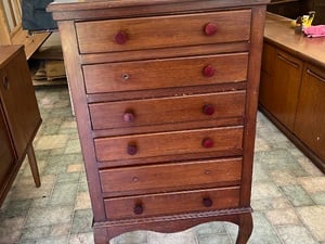 Antique Edwardian mahogony music cabinet  in Ryde