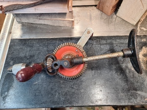 Vintage Working Stanley 2 Speed Breast Drill Early 20th Century Made In England in Seaview
