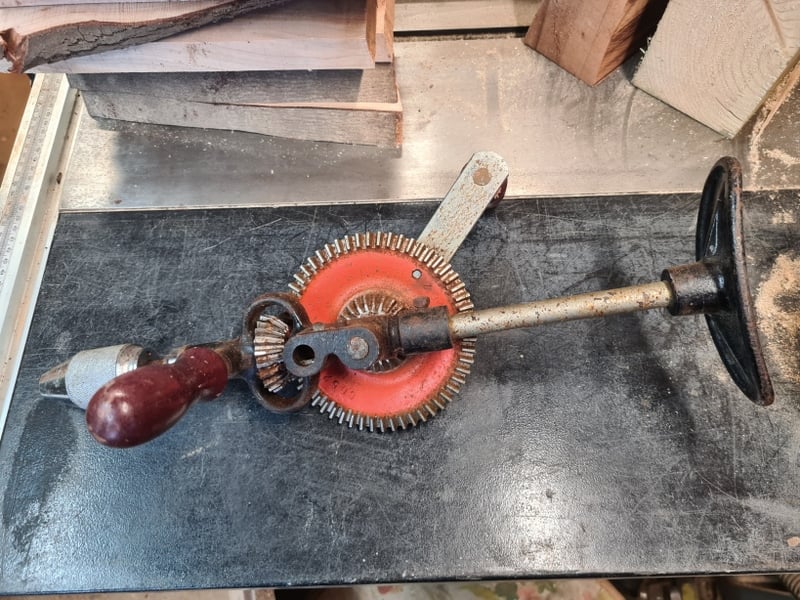 Vintage Working Stanley 2 Speed Breast Drill Early 20th Century Made In England in Seaview