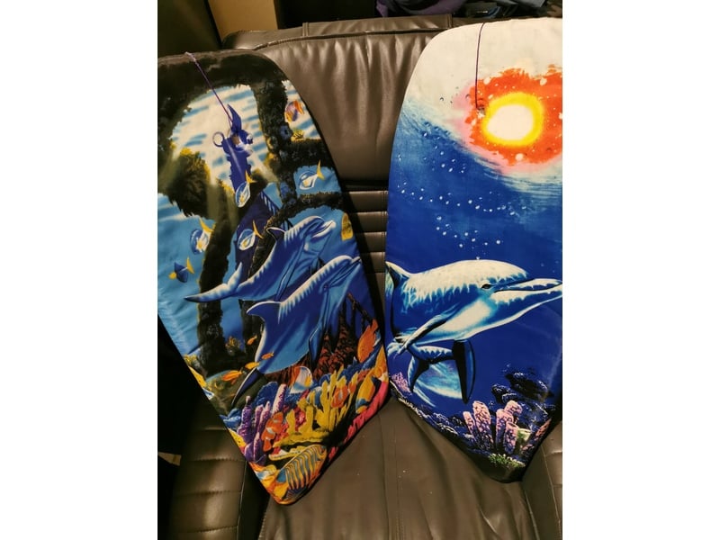 2 Dolphin Boogie Boards. £3 for both. BARGAIN. Ryde Reduced in Ryde