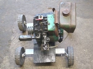 FULLY SERVICED STATIONERY PETROL ENGINE ON TROLLEY  in Ventnor