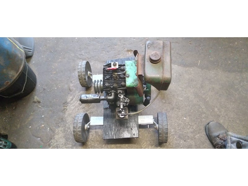 FULLY SERVICED STATIONERY PETROL ENGINE ON TROLLEY  in Ventnor