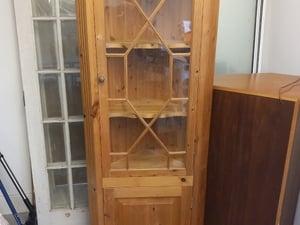 Pine corner cabinet  in Cowes