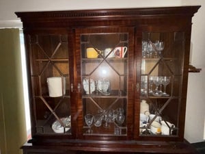 Mahogany Display Cabinet