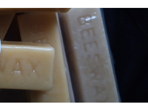 Beeswax. Natural Beeswax Blocks, each 1oz (approx). Qty 16 blocks