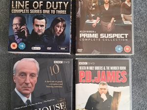 British dramas on DVD: Line of Duty, Prime Suspect, House of Cards Trilogy, P.D.James in Newport