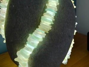 Lamp - Real Beach Stone Lamp Sea Glass  in East Cowes