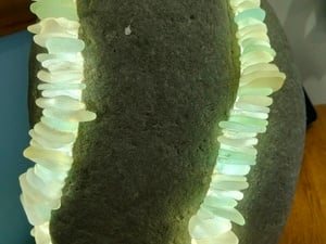 Lamp - Real Beach Stone Lamp Sea Glass  in East Cowes