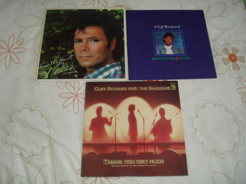 3 X Cliff Richards LPs in Shanklin