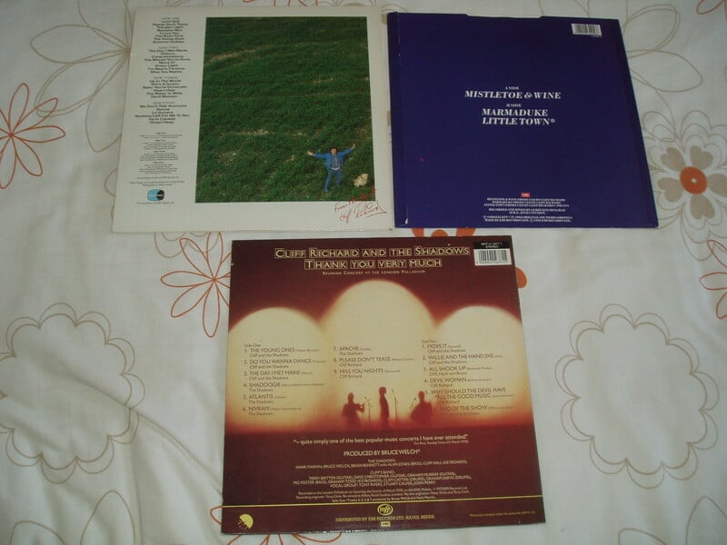3 X Cliff Richards LPs