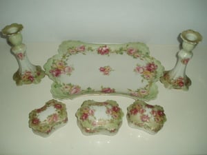 Collection of Hand painted China. MZ Austria. in Shanklin