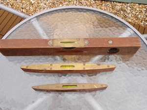 Vintage spirit levels