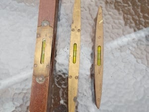 Vintage spirit levels in Sandown