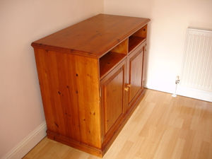 Solid Wood Hand Made TV/Gaming Cabinet.