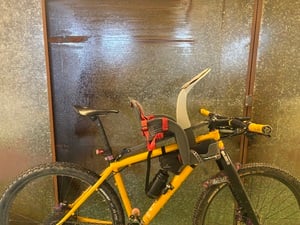 Wee ride toddler bicycle seat in Newport