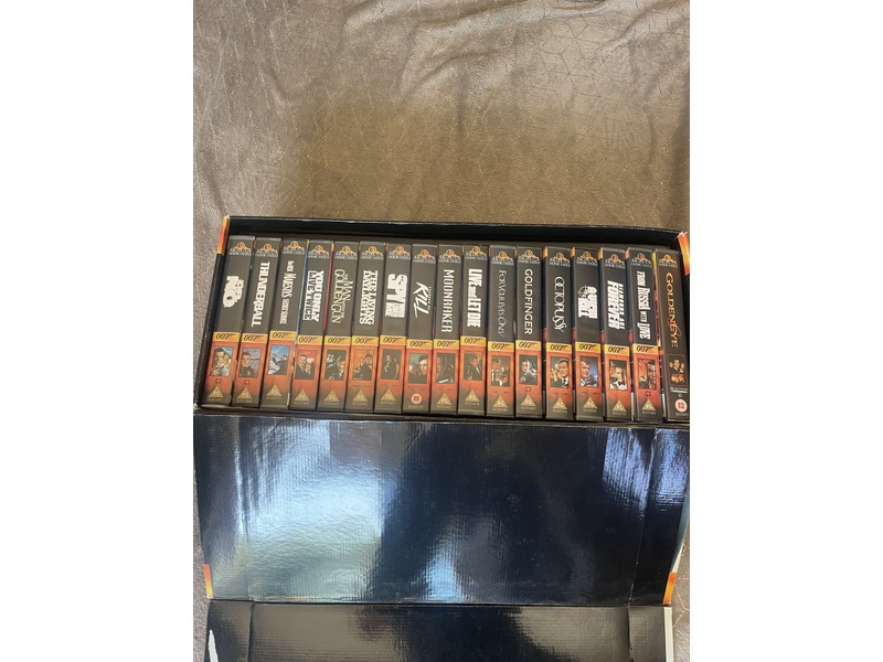 The James Bond oo7 collection vhs  in Newport