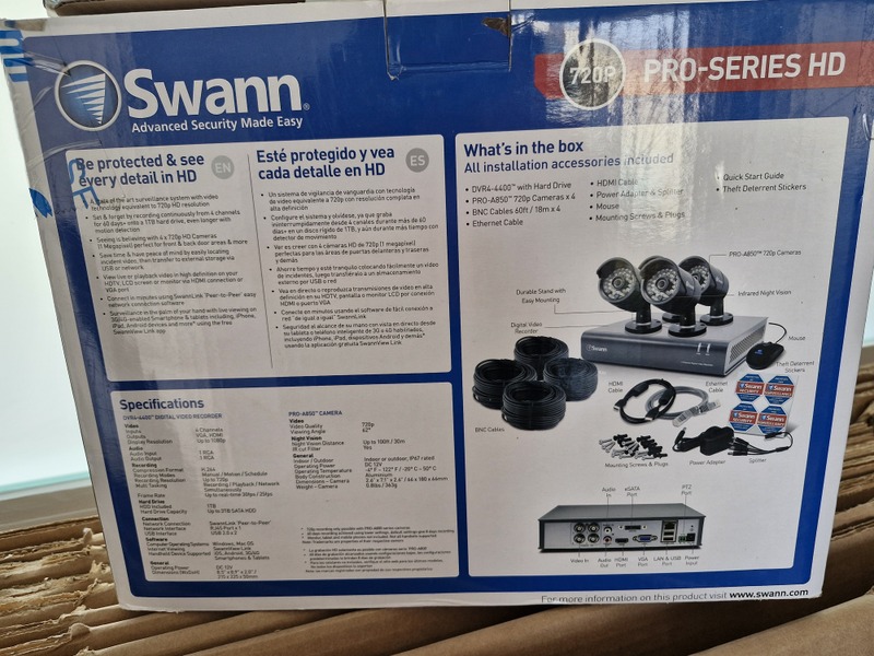 NEW FULL security 4x camera's kit