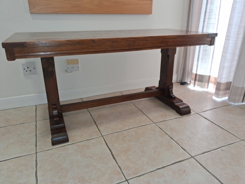 Classic oak coffee table.