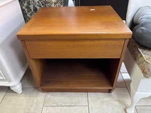 Wooden bedside table in Newport