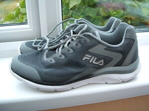Fila Mens Trainers / Running Shoes Size UK 10 Breathable Lace Up Grey in Cowes