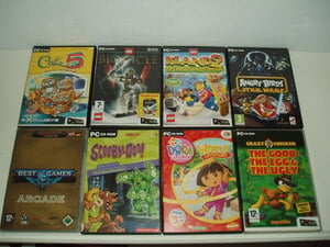 9 X PC Game Bundle. Lego/Scooby Doo, Angry Birds ect. in Shanklin