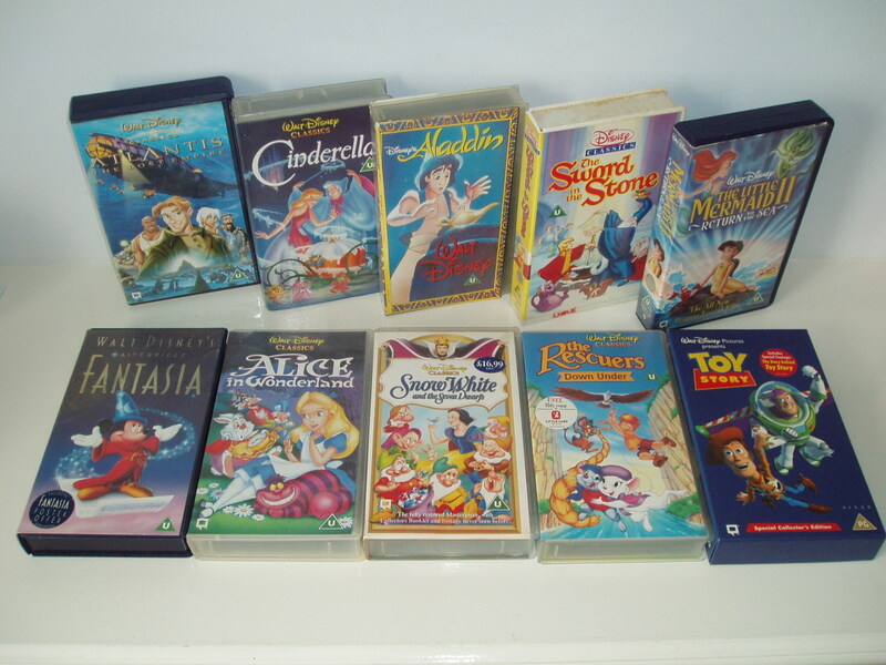 10 X Walt Disney Classic Collectable VHS Video Films. in Shanklin