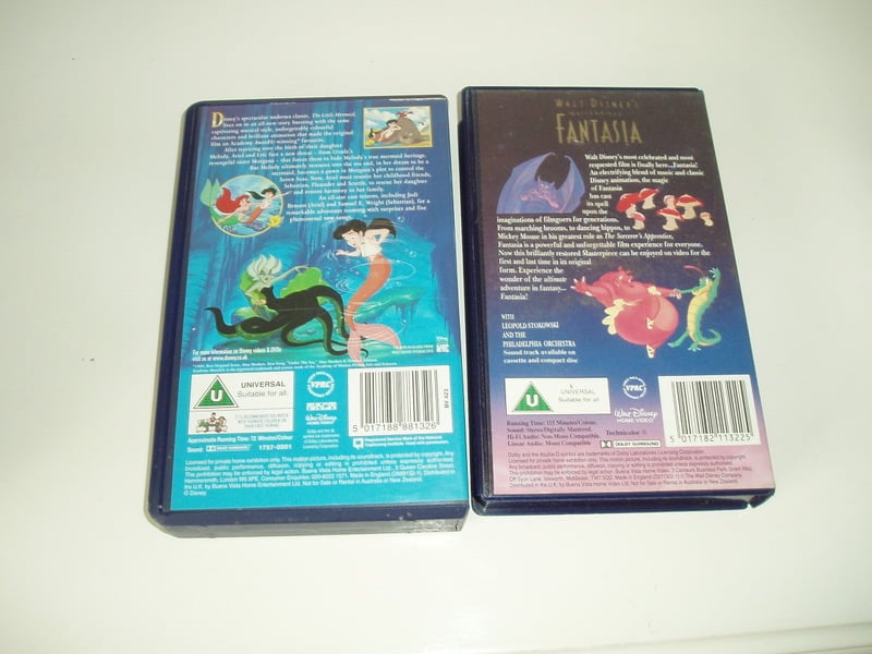 10 X Walt Disney Classic Collectable VHS Video Films. Video and PC Games in Shanklin