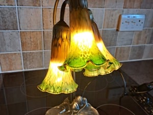 Tiffany style lamp with 3 shades vgc in Ryde