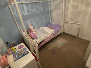 Next single four post bed frame  in Ryde