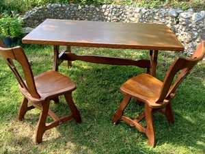 Oak Dining Table & Chairs  in Newport