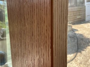 Pair of glazed 15 panel Clear Glazed Contemporary Oak veneer Internal Doors Doors in Ventnor