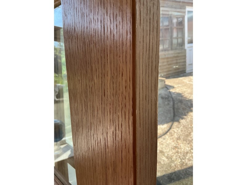 Pair of glazed 15 panel Clear Glazed Contemporary Oak veneer Internal Doors Doors in Ventnor