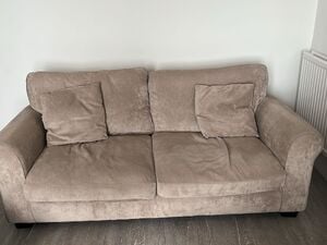 FREE! 2/3 seater pebble grey sofa.   in Ventnor