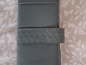 Grey Leather Purse
