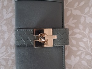 Grey Leather Purse in Ryde