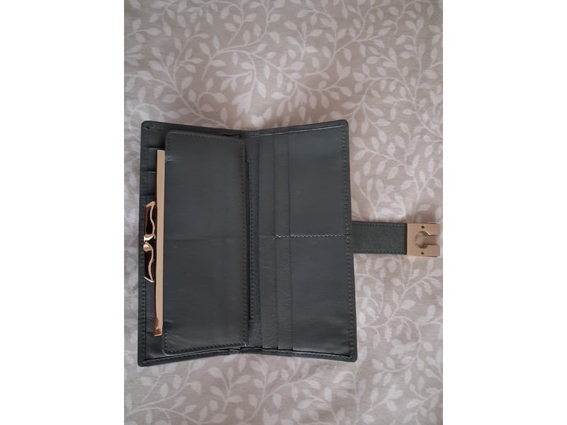 Grey Leather Purse Women's Accessories in Ryde