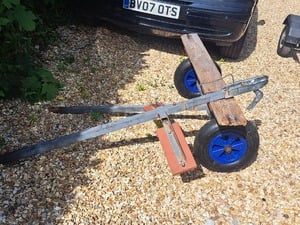 Boat launching trailer in Ventnor