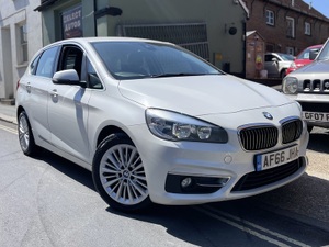**DEPOSIT TAKEN BMW 2 Series Active Tourer 216d Luxury 1.5 Diesel Automatic 5dr MPV finished in Pearlescent Alpine White