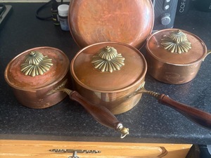 copper pans in Ryde
