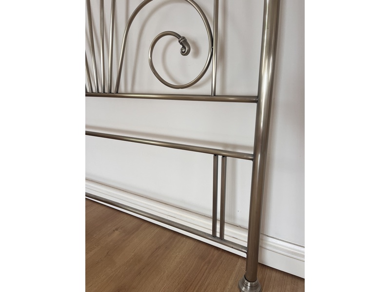 Metal double bed headboard  in Newport