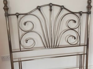 Metal double bed headboard  in Newport