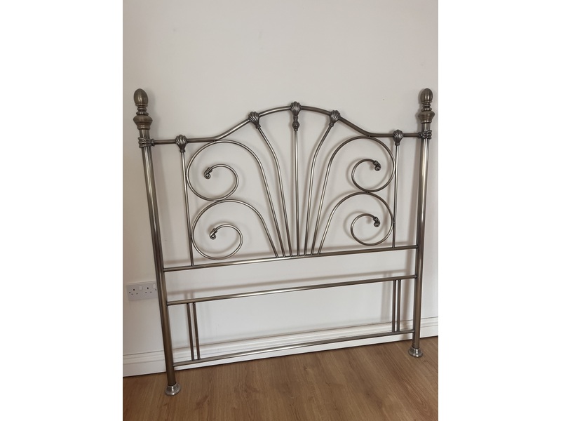 Metal double bed headboard  in Newport