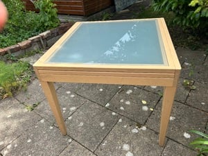 Glass topped dining table in Cowes