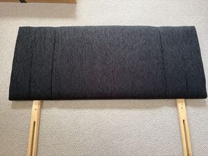 Headboard - Black - Fits 4ft Bed in Cowes