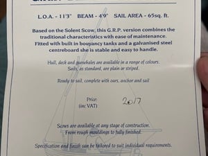 Bembridge scow 2017 model