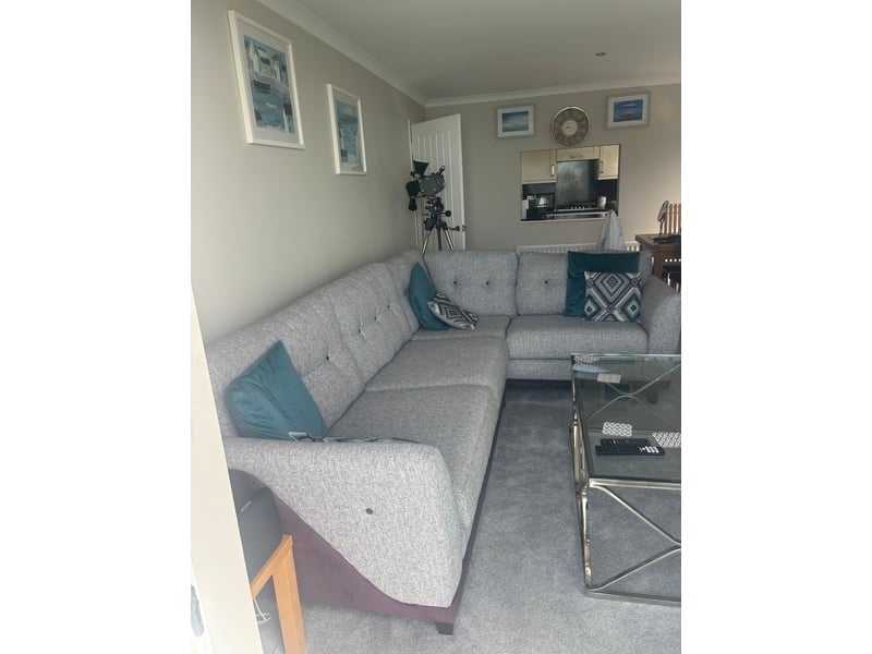 L shape large sofa in Ventnor