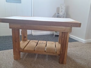 Marble topped side table in Newport