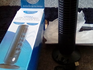 Tower fan mini usb powered