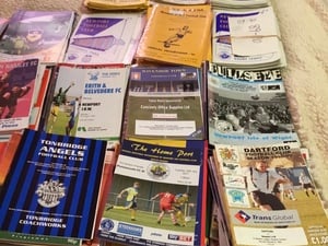 300+ NEWPORT (ISLE OF WIGHT) HOME AND AWAY FOOTBALL PROGRAMMES in Ryde